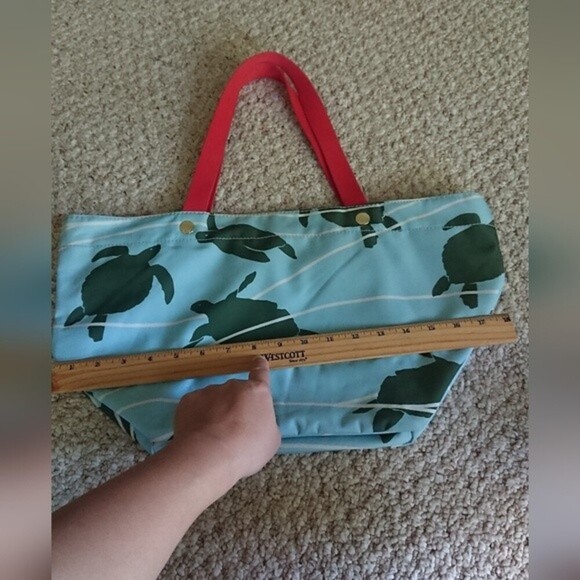 Fossil Sea Turtles Seafoam beach Vacation Tavel Bag - Picture 7 of 12